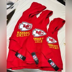 NWT Kansas City NFL Hoodies
